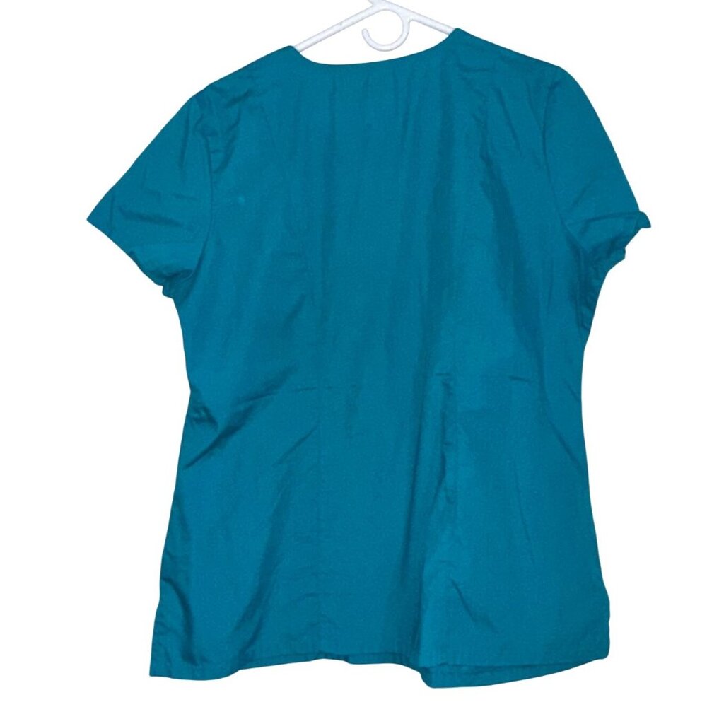 Dickies Teal Scrub Set V-Neck Top & Elastic Waist Pants Size LG/GG - Picture 6 of 16